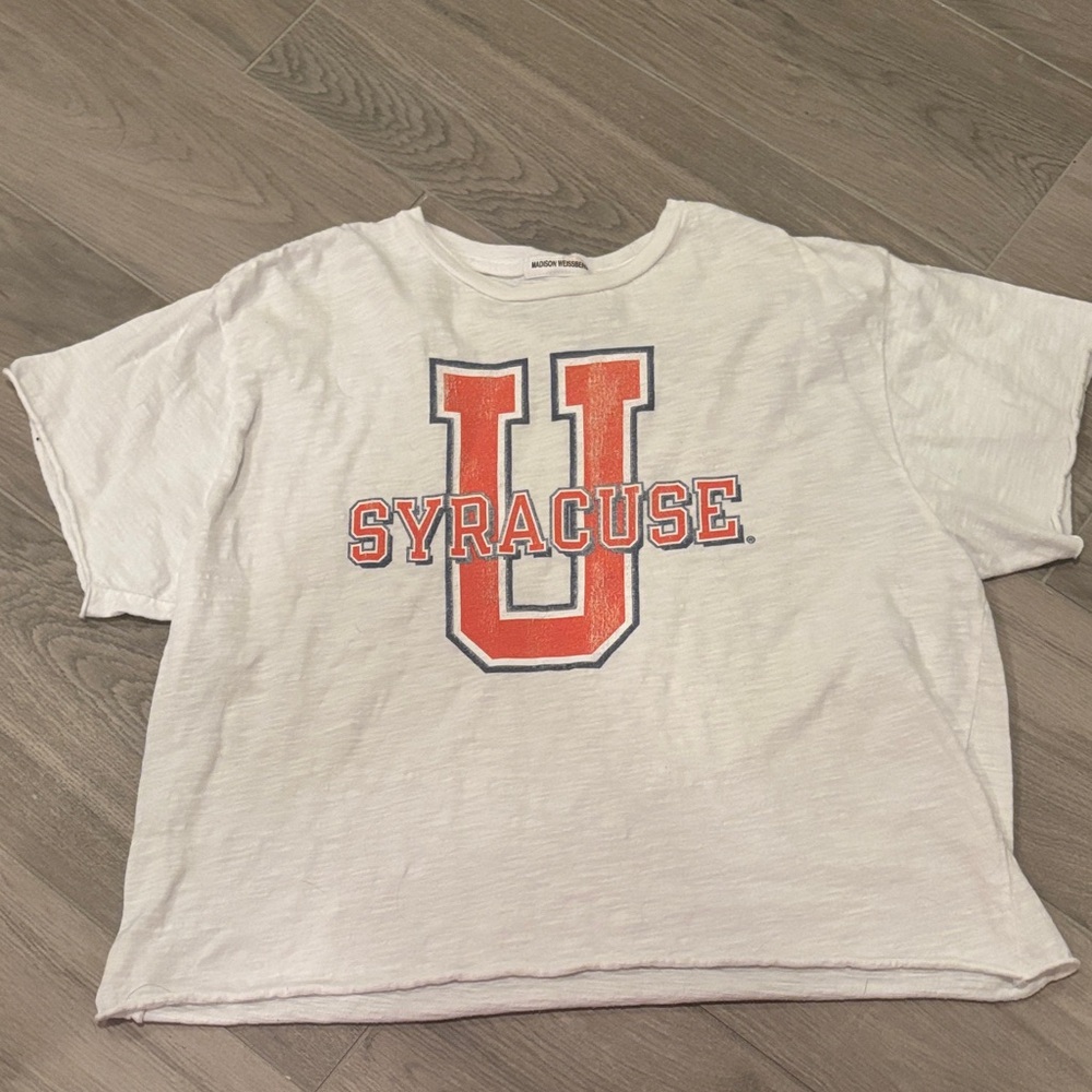 The Original Retro Brand Women’s Syracuse White T-Shirt Size S